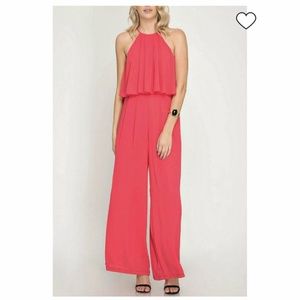 BNWT She+Sky Jumpsuit size large